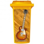 Gibson Style Electric Guitar Wheelie Bin Sticker Panel